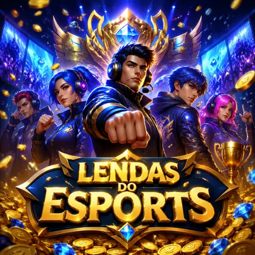 Arena de esports iluminada durante partida profissional de League of Legends